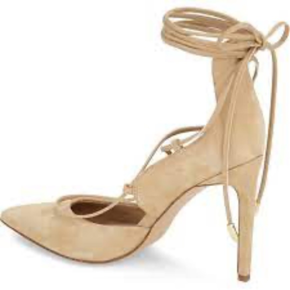 Sam Edelman Dayna Nude Suede size 8.5/ 4 in. heel - Picture 3 of 3